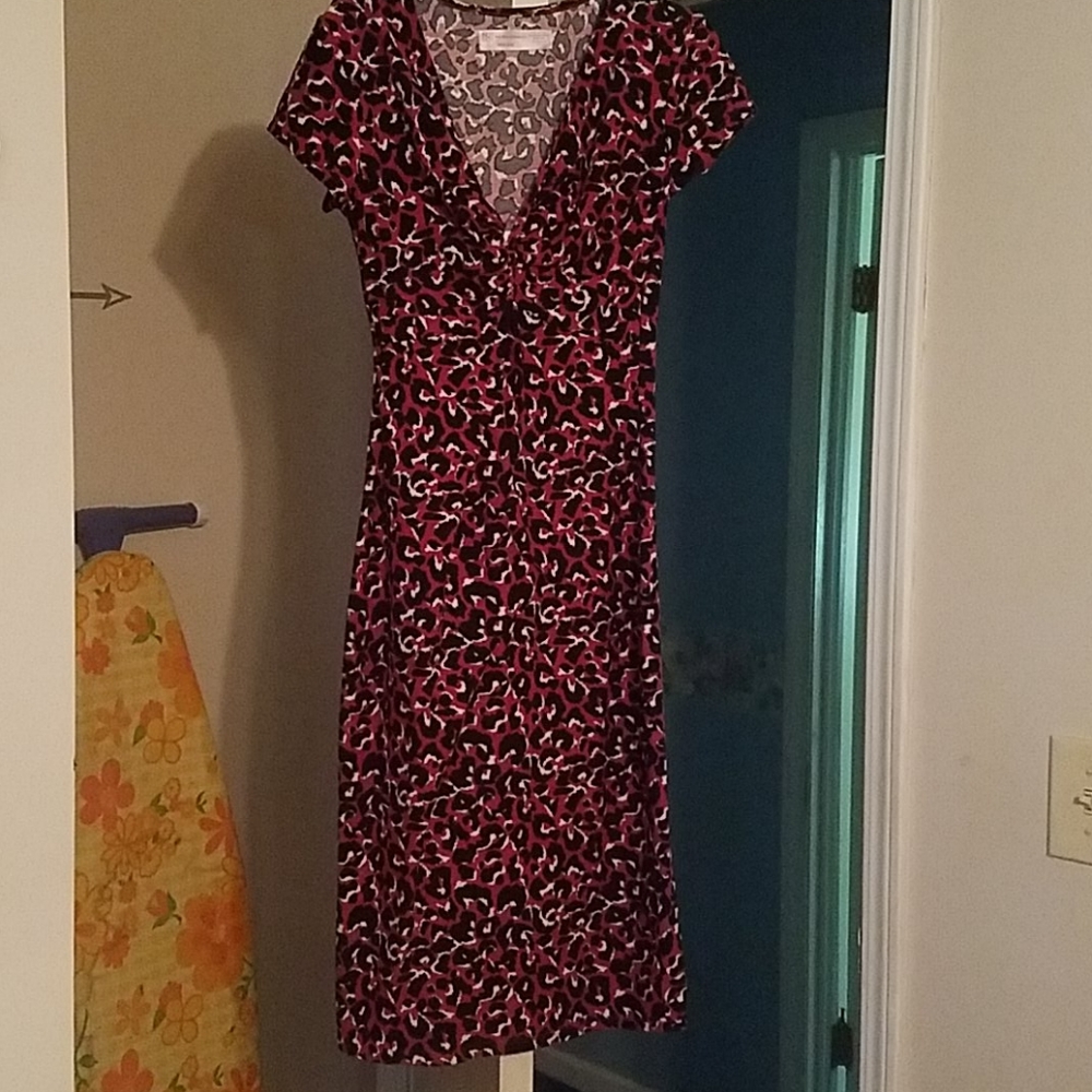 Leppard print dress
